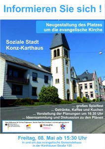 2015.04.23. Platzgestaltung evangelische Kirche